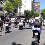 Docentes porteños hicieron una caravana por Balvanera y Boedo contra las actividades escolares presenciales