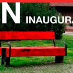 Instalan en el Parque de la Estación un Banco Rojo contra la violencia hacia la mujer