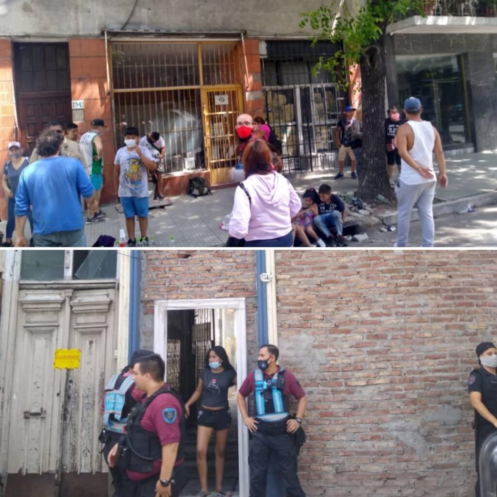 Incendio en una vivienda de Pavón y Pichincha: murió una persona y desalojaron a varias familias por peligro de derrumbe