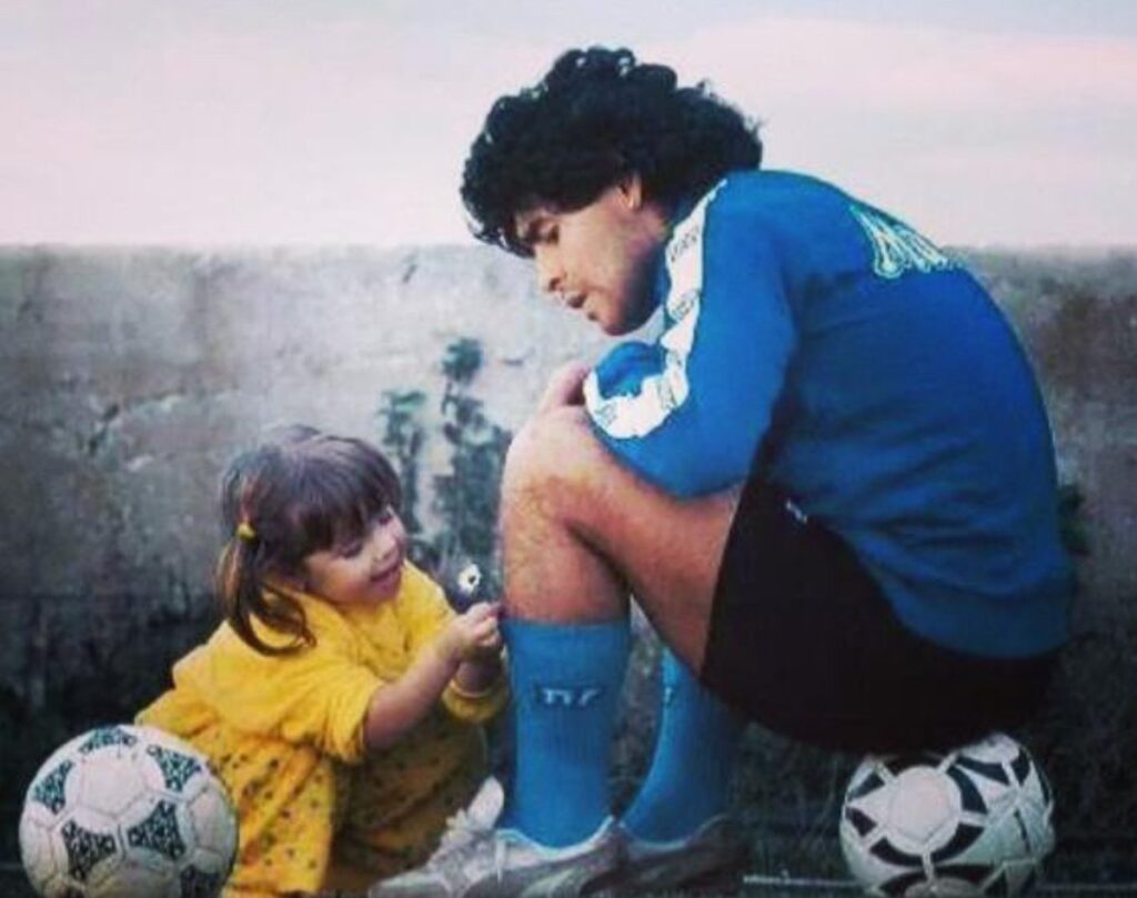 La despedida de Dalma a Diego Maradona: “Te voy a amar y a defender todo mi vida”