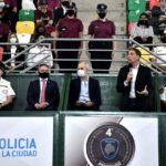 Acto en Parque Roca por el cuarto aniversario de la Policía de la Ciudad