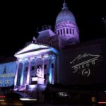 El Congreso se iluminó por el Diego