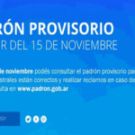 Ya se puede consultar el padrón provisorio para las elecciones legislativas 2021