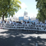 Enfermeros anuncian un acampe en la avenida 9 de Julio y una protesta frente a la casa de Horacio Rodríguez Larreta