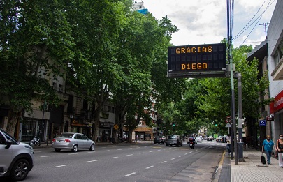 La Ciudad despidió a Diego Armando Maradona