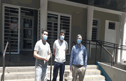 El Defensor Pozzali visitó el hospital Tobar García