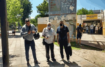 FECOBA y Centro Comercial Alberdi entregan donación al CeSAC 4 de Mataderos