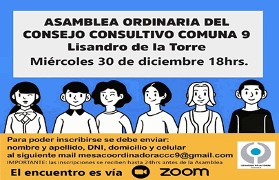 Se va la última del Consejo Consultivo de la Comuna 9