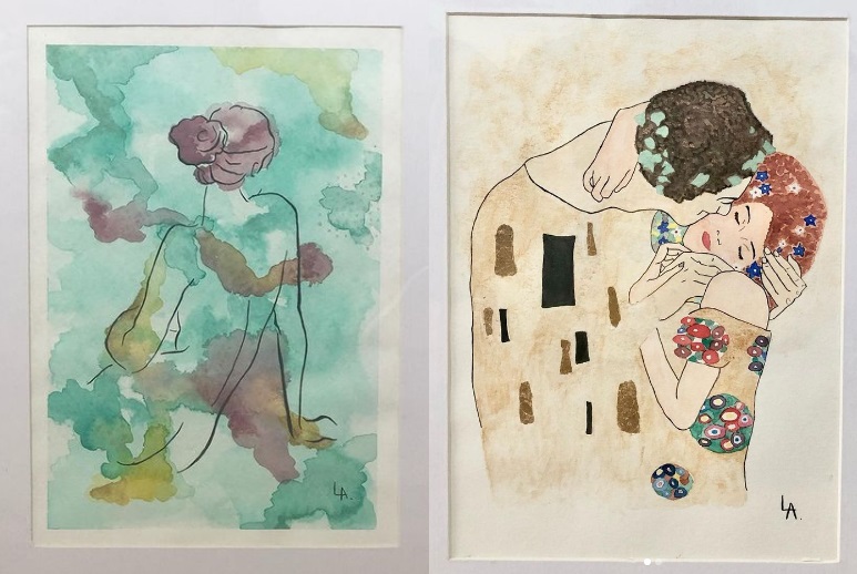 En pandemia, volvió a pintar y creó su emprendimiento de acuarelas: “Me parece mágico, me transporta”