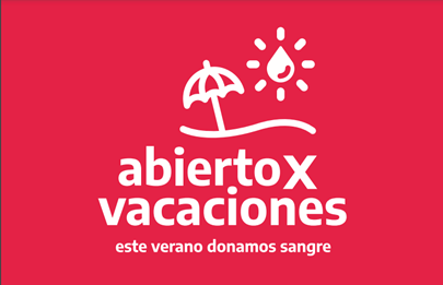 Abierto x Vacaciones” la campaña para garantizar el abastecimiento de sangre en verano