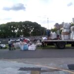 Quejas vecinales por una parada de cartoneros en Acha y General Paz