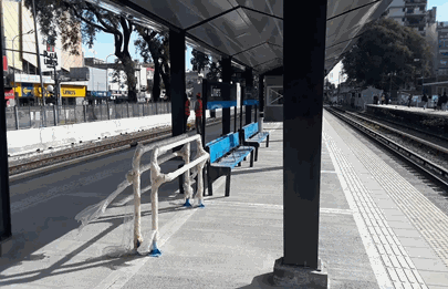 Se cumple un paro de trenes por 24 horas