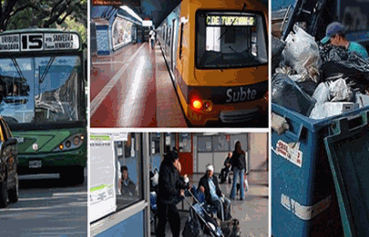 Cronograma de servicios públicos en la Ciudad