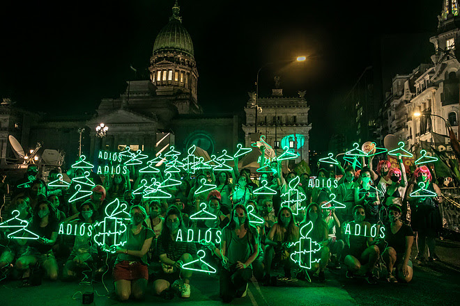 Entidades del Abasto y alrededores celebran la legalización del aborto voluntario