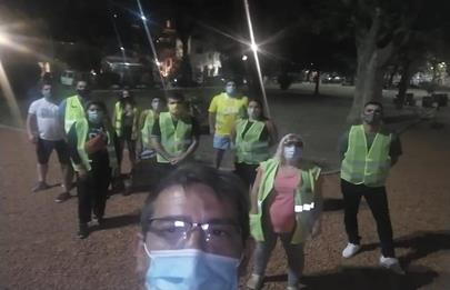 Concientizadores vistan espacios verdes de la comuna 9