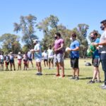 El ex Puma “Pato” Albacete dio una clínica de rugby en la colonia del Parque Sarmiento