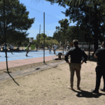 Funcionarios visitaron la colonia de Parque Avellaneda