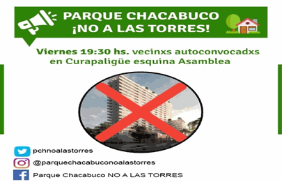 NO a las torres nueva reunión de vecinos