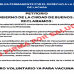 Vecinos que se quieren vacunar abren registro voluntario