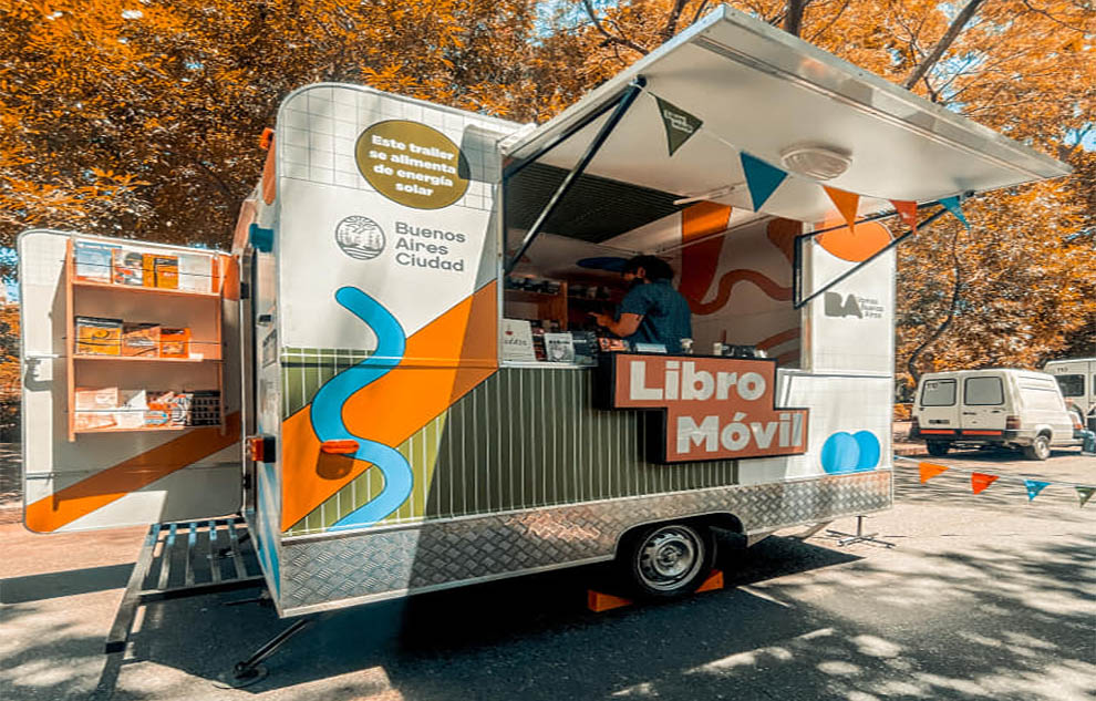 El Libro Móvil estará en Lavalle al 3800