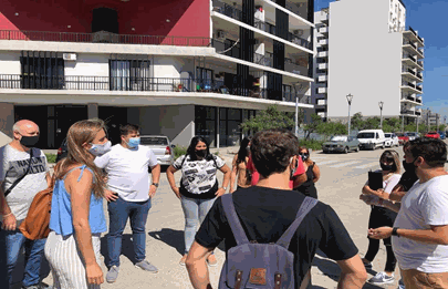 Dirigentes de Vamos Juntos y funcionarios del GCBA recorrieron el barrio Olímpico