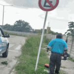 Tareas de limpieza y desmalezamiento en la ex estación Buenos Aires