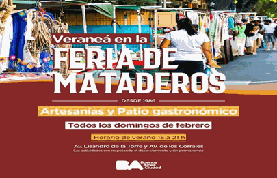 La Feria de Mataderos se prepara para el fin de semana extendido