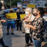 Los medios cubrieron la protesta de los vecinos de Parque Chacabuco
