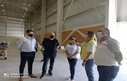 Vacunación en la Comuna 8 en el Parque Roca