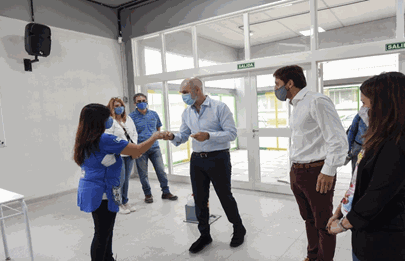 Horacio Rodríguez Larreta visita el Polo Piedrabuena