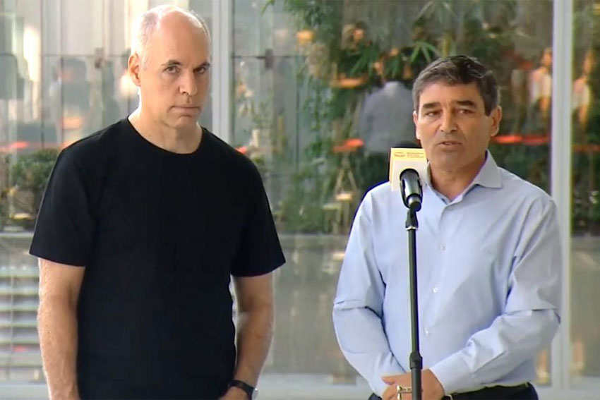 Denunciaron a Rodríguez Larreta y Quirós por privatizar la vacunación contra el Covid en la Ciudad