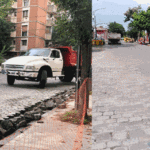 Los vecinos de Flores no quieren perder más adoquines