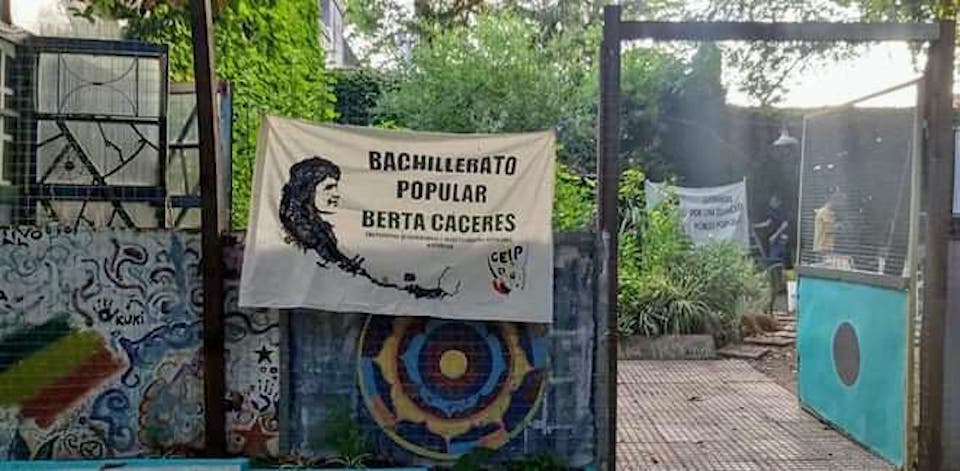 Abierta la inscripción al Bachillerato Popular Berta Cáceres que funciona en la Huerta de Saavedra