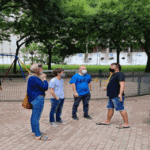 El Presidente de la Comuna 4 recorrió el barrio Catalinas de La Boca