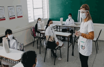 Una encuesta señala que más del 60% cree que no están las condiciones para la vuelta a clases