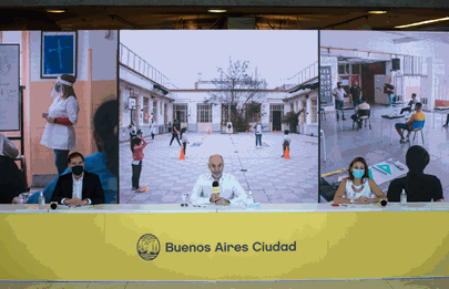 Presencialidad educativa: Paro docente día 1