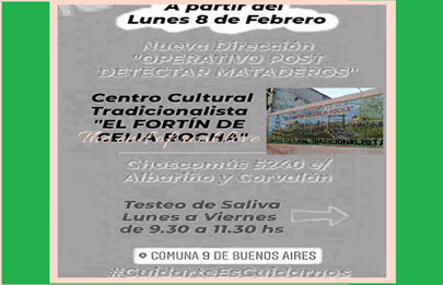 El DetectAR Mataderos ya tiene nueva sede designada