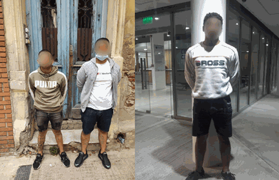 Detenidos por robo de celulares en Parque Patricios