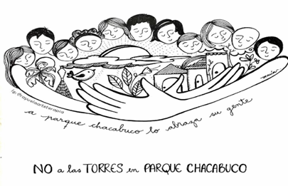 Parque Chacabuco: Arte contra las torres