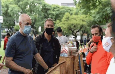 Larreta visitó “Libro Móvil” en Parque Patricios