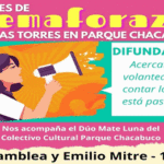 Semaforazo contra las torres en Parque Chacabuco