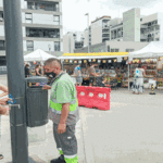 Colocan cestos de basura en el barrio Olímpico