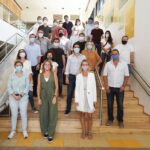 Por una campaña para separar reciclables, Gabriel Borges visitó la planta de Villa Soldati