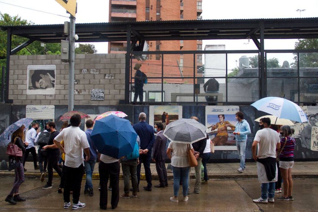 Reinauguraron la Estación de la Memoria del tren Mitre, en Núñez