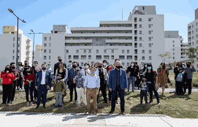 Entrega de viviendas del Procrear Estación Buenos Aires