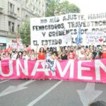 8M: masiva movilización frente al Congreso