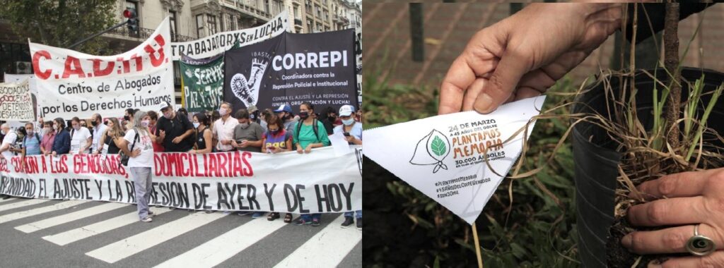 Día de la Memoria: acto en Plaza de Mayo y plantaciones en los barrios