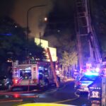 Se incendió un supermercado en Monroe y Lugones, hubo explosiones y evacuaron la manzana entera