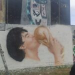 Nuevo mural de Diego Maradona en el Parque Goyeneche