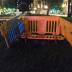 Removieron el busto de Santiago Maldonado que su hermano puso en Plaza de Mayo